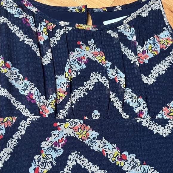 HD in Paris Navy Floral Multilayer Dress - Picture 5 of 12